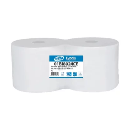 Essuyage industriel - BOBINE BLANCHE - 01BI8024CE