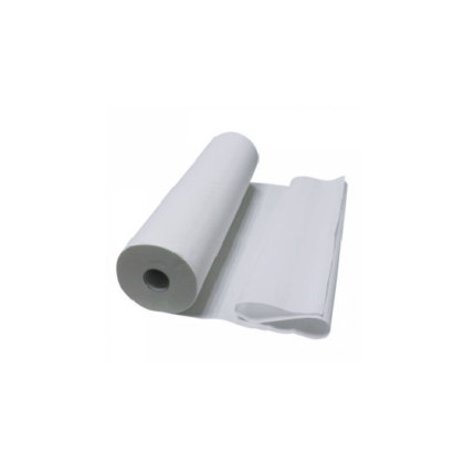 DRAP D’EXAMEN gaufré en rouleau blanc 2 x 18 gr/m2